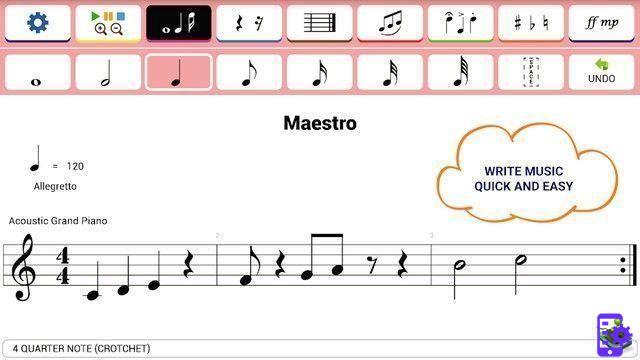 10 migliori app per compositori musicali su Android