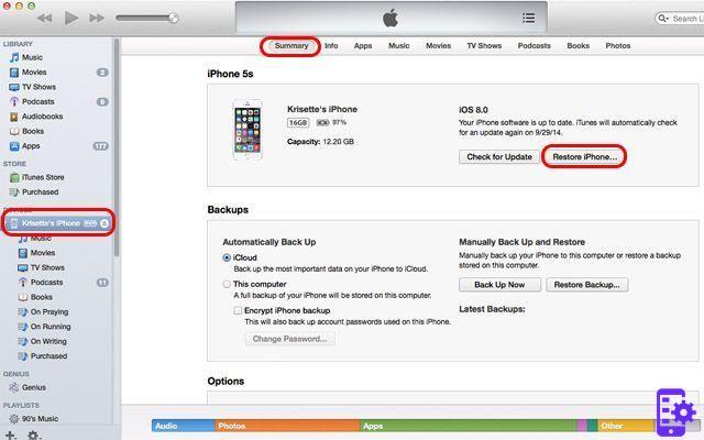 Comment revenir à iOS 7.1.2 à partir d'iOS 8