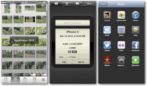 Hacer, editar y compartir fotos con iOS 7