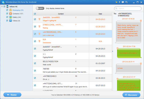 Retrieve Deleted SMS - Retrieve SMS from SIM