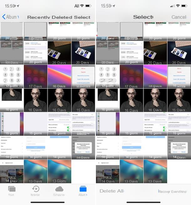 Comment sélectionner toutes les photos dans iCloud