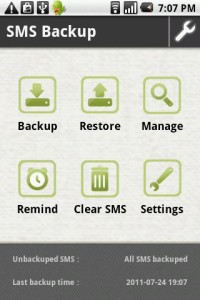 App Gratuite per Backup SMS Android