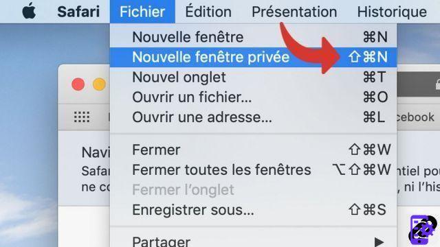 How to activate private browsing on Safari?