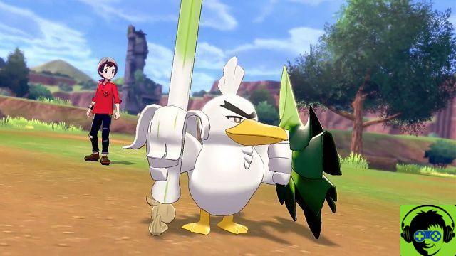 Como transformar Galarian Farfetch em Sirfetch em Pokémon Sword