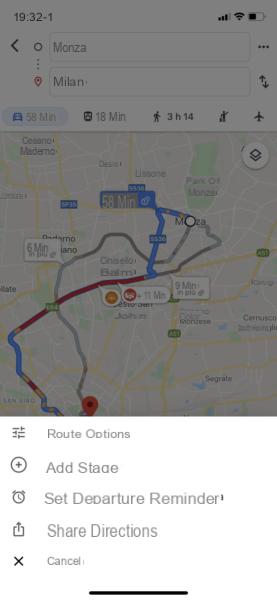 Comment entrer plusieurs destinations sur Google Maps