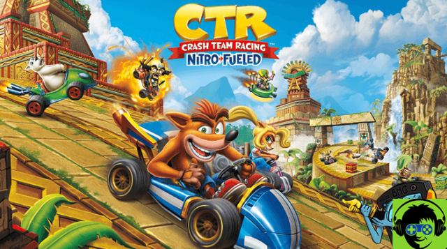 Análise de combustível movido a nitrogênio Crash Team Racing