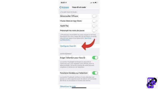 How to activate Face ID on my iPhone?