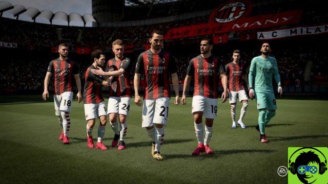 Como alterar o ângulo e as configurações da câmera no FIFA 21?