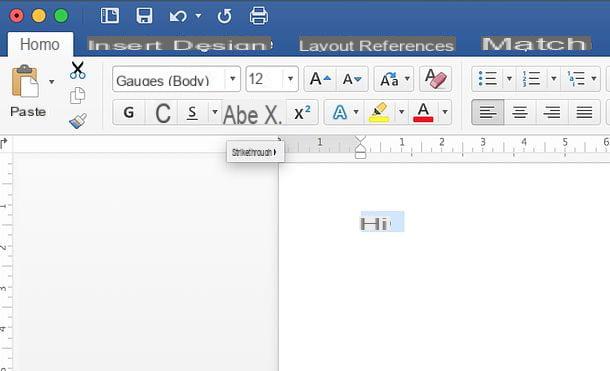 Comment rayer un mot dans Word