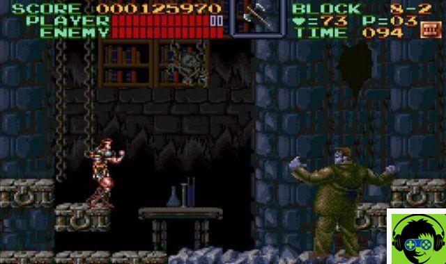 Senhas e códigos SNES Super Castlevania IV