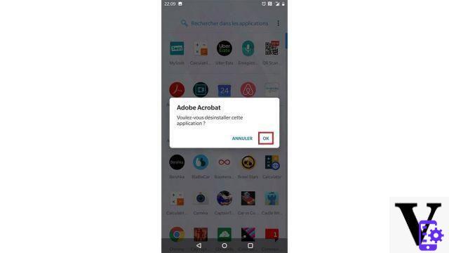 ¿Cómo eliminar una aplicación en Android?