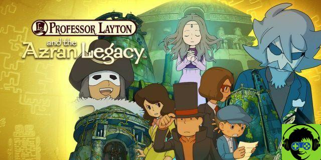 Professor Layton - Azran Legacy - Objetos Colecionáveis