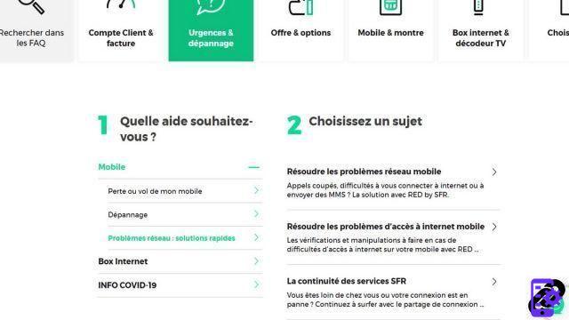 Como se conectar à sua área de cliente RED by SFR e gerenciar sua conta?