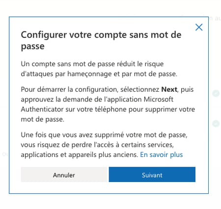 Eliminar contraseña de una cuenta de Microsoft