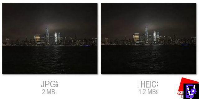 Formato de imagen HEIF (HEIC), que es y deferencias con JPG