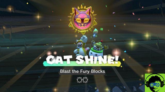 Mario 3D World: Bowser Fury - Como fazer todos os gatos brilharem | Guia 100% Scamper Shores