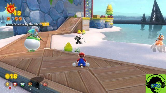 Mario 3D World: La furia de Bowser - Cómo hacer brillar a todos los gatos | Guía 100% Scamper Shores