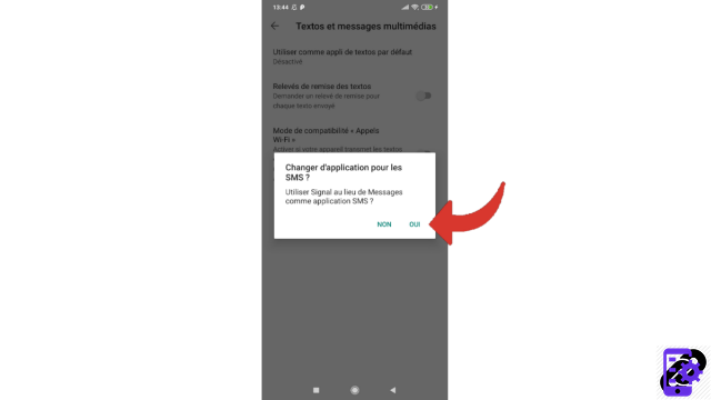 How to receive text messages on Signal?