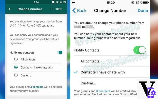 WhatsApp can now notify your friends if you change your phone number