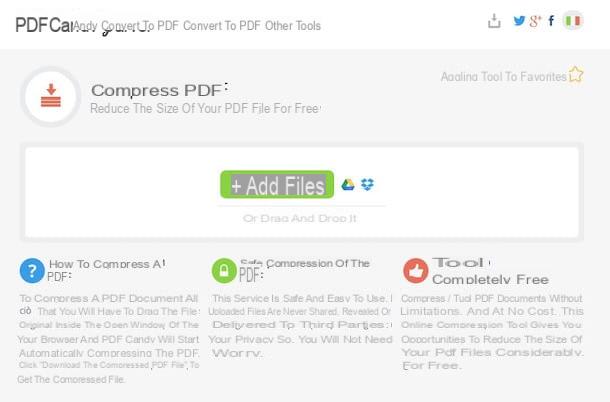 Come ridurre file PDF