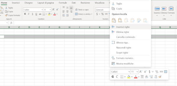 How to add rows in Excel