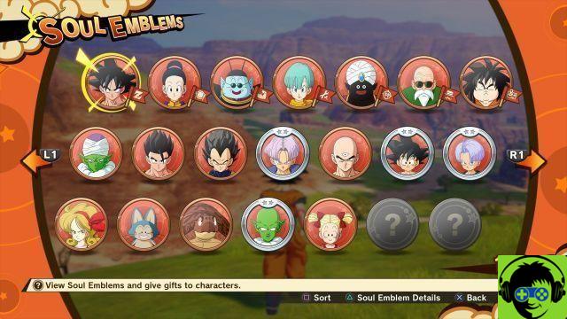 Dragon Ball Z: Kakarot - Guía del emblema del alma