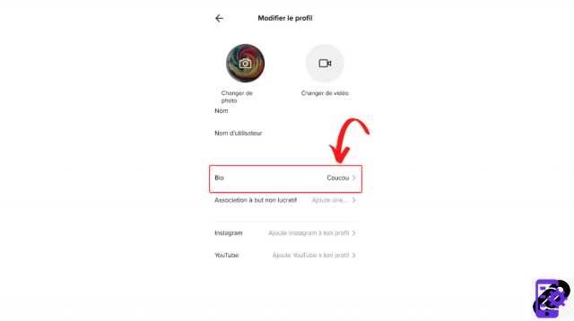 How to edit your biography on TikTok?