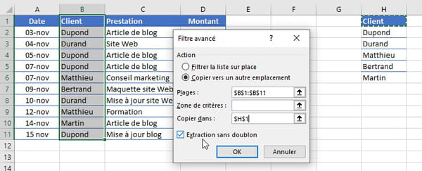 Remova arquivos duplicados do Excel: todas as técnicas