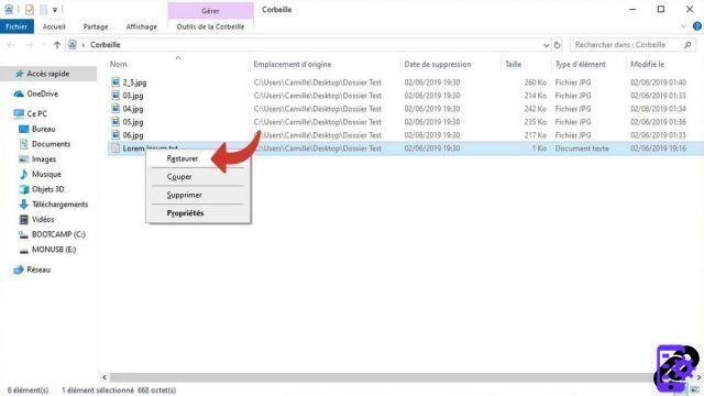 How to recover deleted file on Windows 10?