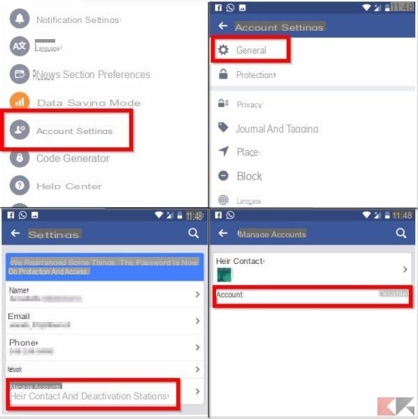 Come eliminare o disattivare l’account Facebook