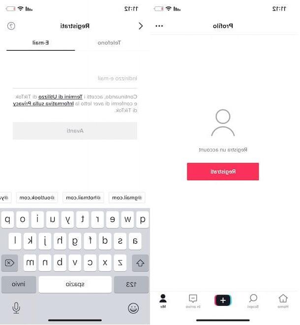 Come registrarsi su TikTok