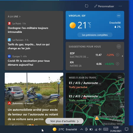 Windows 10 News: customize or remove the widget