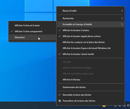 Windows 10 News: customize or remove the widget
