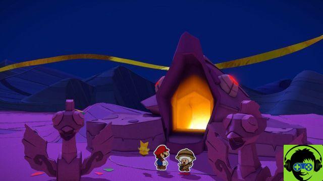 Paper Mario: The King of Origami - Todas as 4 torres de joias | Passo a passo da Caverna Vellumental do Fogo