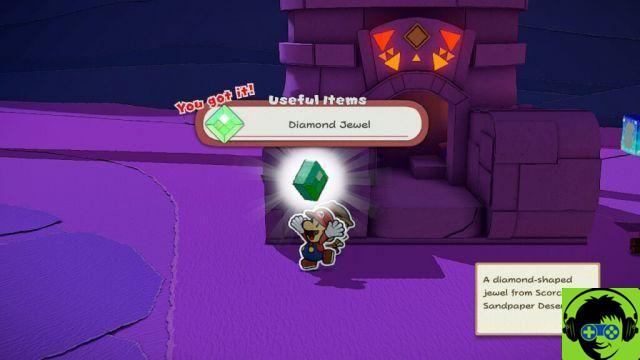 Paper Mario: The King of Origami - Todas as 4 torres de joias | Passo a passo da Caverna Vellumental do Fogo