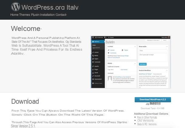 Come fare un sito con WordPress