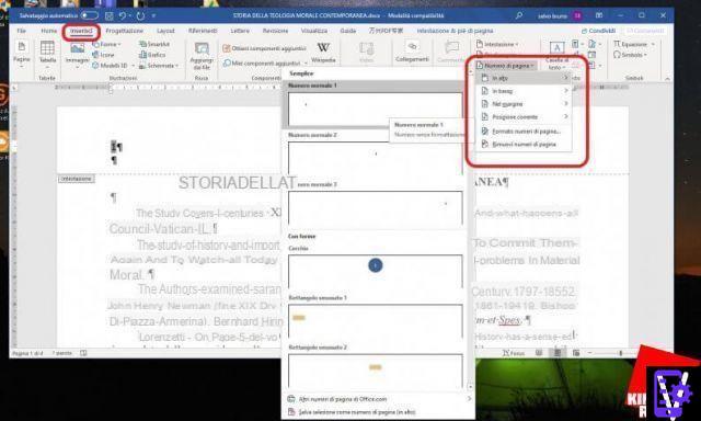 How to number pages in Word, LibreOffice and Google Docs