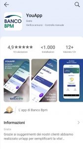 Banco BPM's YouApp is available on the HUAWEI AppGallery
