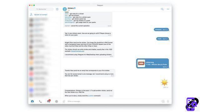 Como criar figurinhas no Telegram?