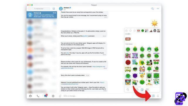 Como criar figurinhas no Telegram?