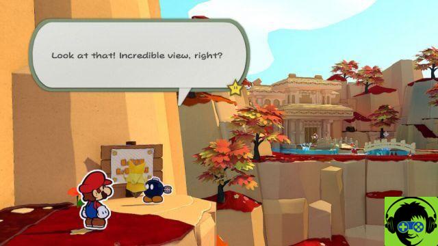 Paper Mario: The Origami King - Llega al santuario de agua | Tutorial de Fall Mountain