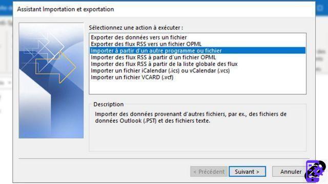 ¿Cómo importar una lista de contactos a Outlook?