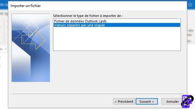 ¿Cómo importar una lista de contactos a Outlook?