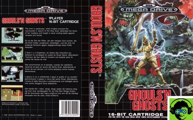 Ghouls'n Ghosts Sega Mega Drive cheats e códigos