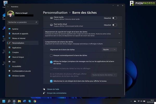 Windows 11: cómo mantener el menú Inicio a la izquierda y personalizar la barra de tareas