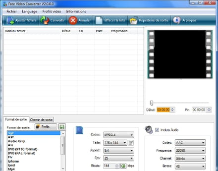 Usando Free Video Converter