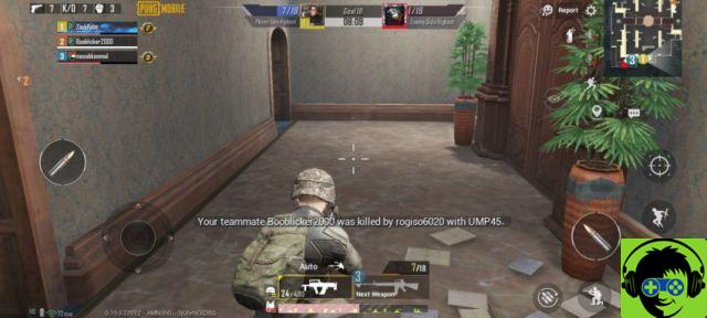 Explique o jogo PUBG Mobile Team Gun