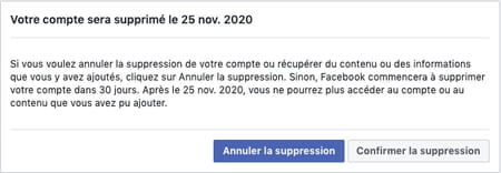 Excluir uma conta do Facebook permanente ou temporariamente