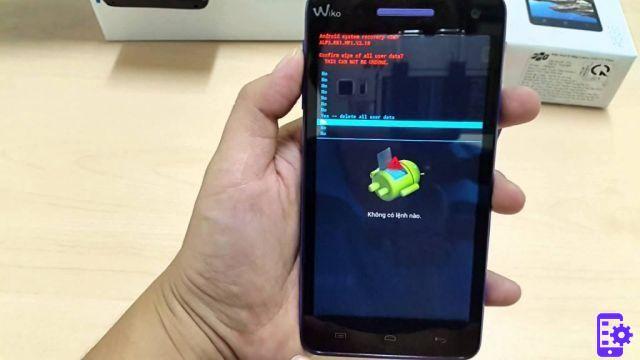 Cómo hacer un restablecimiento completo de Wiko Rainbow - Guía