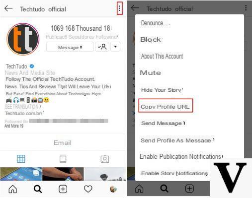 How to copy Instagram links
